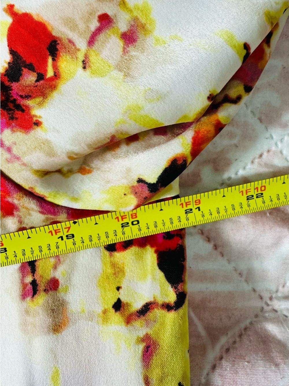 Dkny Cream Maxi Dress with Red Floral Print - Picture 11 of 13